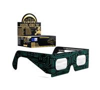 Absolute Eclipse Lunettes Eclipse Solaire 2026 pour Voir l'Éclipse - ISO 12312-2 CE Certifiées Homologuées - Lot de 50 Événements - Design Voltage - Adultes Enfants - Fabricant Européen Reconnu AAS