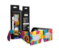 Absolute Eclipse Lunettes Eclipse Solaire 2026 pour Voir l'Éclipse - ISO 12312-2 CE Certifiées Homologuées - 6 Pack Famille - Design Memphis - Adultes Enfants - Fabricant Européen Reconnu AAS