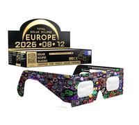 Absolute Eclipse Lunettes Eclipse Solaire 2026 pour Voir l'Éclipse - ISO 12312-2 - Éclipse Totale 12 Août 2026 - Adultes Enfants - Fabricant Européen Reconnu AAS