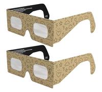 Absolute Eclipse Lunettes Enfants Eclipse Solaire 2026 pour Voir l'Éclipse - ISO 12312-2 CE Certifiées Homologuées - 2 Pack - Design Doodle - Adultes Enfants - Fabricant Européen Reconnu AAS