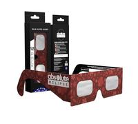 Absolute Eclipse Lunettes Enfants Eclipse Solaire 2026 pour Voir l'Éclipse - ISO 12312-2 CE Certifiées Homologuées - 10 Pack - Design Bloom - Adultes Enfants - Fabricant Européen Reconnu AAS