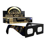 Absolute Eclipse Lunettes Music Solar Eclipse en vrac - Testées ISO 12312-2 et certifiées CE - Fabricant de l'UE - Lot de 100 - Eclipse Europe 2026