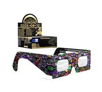 Absolute Eclipse Lunettes Neon Solar Eclipse en vrac - Testé ISO 12312-2 et certifié CE - Fabricant européen - Lot de 50 - Eclipse Europe 2026