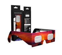 Absolute Eclipse Lunettes Palms Solar Eclipse en vrac - Testé ISO 12312-2 et certifié CE - Fabricant européen recommandé par AAS - Eclipse Europe 2026, Orange, 10 Pack