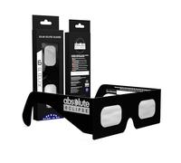 Absolute Eclipse Lunettes solaires Eclipse pour casque - Testé ISO 12312-2 et certifié CE - Fabricant européen - Pack familial de 6 - Eclipse Europe 2026