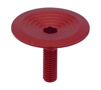 absoluteBLACK Capuchon de Jeu de Direction Premium Integrated Top Cap rouge 1 1/8"