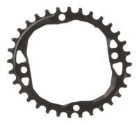 absoluteBLACK, Couronne Ovale 104bcd Blk 36T (Bolts Integ Unisexe Adulte, Multicolore, Standard