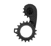 absoluteBLACK Galets de Dérailleur HOLLOWcage Carbon Ceramic Oversized Shimano 8150 noir universal