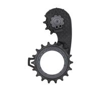 absoluteBLACK Galets de Dérailleur HOLLOWcage Carbon Ceramic Oversized Shimano 9250 noir universal