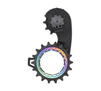 absoluteBLACK Galets de Dérailleur HOLLOWcage Carbon Ceramic Oversized Shimano 9250 noir universal