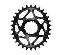 absoluteBLACK Plateau oval 1x Cannondale Hollowgram noir