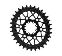 absoluteBLACK Plateau Oval T-Type pour SRAM Transmission 3 mm Offset gris 36 Zähne