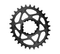 absoluteBLACK Plateau Ovale Boost pour SRAM Direct Mount 3 mm Offset jaune