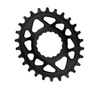 absoluteBLACK Plateau Ovale pour Race Face Cinch 6 mm Offset noir 28 Zähne