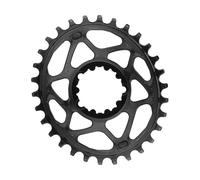 absoluteBLACK Plateau Ovale pour SRAM Direct Mount 6 mm Offset noir 28 Zähne