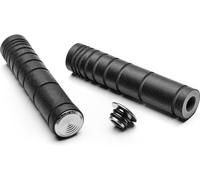 absoluteBLACK Poignées de guidon Premium Silicone Dual Density Enduro noir