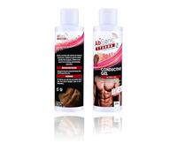 Absonic Turbo à la caféine - Gel conducteur pour Ceinture Abdominale, électrodes, TENS, EMS et électrostimulation - 2 x 250 ML