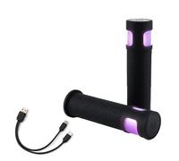 Absorbant Choqué Silicone Bicycles Grips Touche Contrôle LED LED LEMPRE Lett