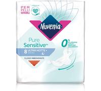Absorbant Pure Sensitive Ultra Nuit Avec Ailes - Surface Délicate Pour Peaux Sensibles - Lot De 8 Serviettes Hygiéniques.[G211]