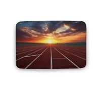Absorbant Tapis extérieur Piste de Course du crépuscule Tapis de propreté Tapis Sortie de Douche 40×60cm pour Salle de Bain,WC,Cuisine