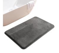 Absorbent Bath Mat Soft Coral Velvet Non Slip Rug for Home Entryway
