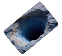 Absorbent Bathroom Mats - Non-Slip Rug | Quick-dry, Stylish 3D Abyss Design Bathroom Mats, Non-slip And Absorbent, Ideal For Kitchen, Home, Front Door, Shower, Tub, Toilet, Inside Or Outside, Apartmen