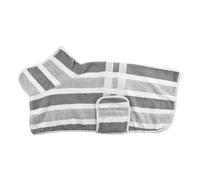 Absorbent Pet Bath Robe, Hooded Bath Towel, 21x15cm/8.4x6in Large and Small Dogs, Quick-Dry Dog Towels with Adjustable Waist, Professional Grooming Wrap for Puppy Shower, Beach, and Pool