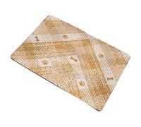 Absorbent Pet Feeding Mat, Anti Slip Dog Feeding Mats, 15.75x23.62x1.18 inches Cat Feeder Pad, Water Dispenser Matting, Non Skid Convenient Placemat for Home, Protects Floors