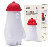 Absorbeur de Odeur pour Réfrigérateur Chill Bill - Distributeur Bicarbonate, Désodorisant Frigo, Destructeur de Odeurs - Gadgets de Cuisine Amusants. (Fill Phil, 1 unité (Lot de 1))