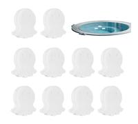 Absorbeur de saleté flottant pour baignoire chaude, 10 pièces de nettoyant absorbant réutilisable et décapant | Absorbeur d'huile éponge de piscine - Pour la cuisine, la salle de bain, la maison, la