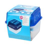 Absorbeur d'humidité 2 x 400 g - Déshumidificateur rechargeable avec granulés anti-moisissure | sans courant, réutilisable, idéal pour maison, salle de bain, camping-car, cave jusqu'à 100 m²