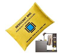 Absorbeur D'humidité - 5,5x3,4 Pouces Fournitures Automobiles Réutilisables Portables | Absorbeur D'humidité Pour Voiture, Pour Placard, Camping-car, Bateau, Sous-sol, Garage, Tente, Boîte À Vêtements