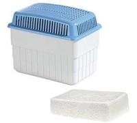 WENKO Déshumidificateur 1 kg - déshumidificateur, Polypropylène, 24 x 16 x 15 cm, Blanc
