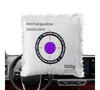 Absorbeur d'humidité pour voiture,Sachs absorbants avec indicateur de couleur - Sacs réutilisables étanches - pour Prévention Humidité, Voiture, Camion, Maison, Chambre,