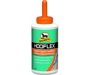 Absorbine Hooflex Liquid With Brush Hoof Oil 444ml Clear