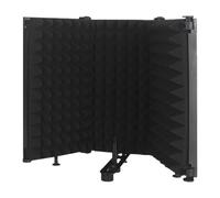 Absorption du bruit - Écran réflecteur en mousse portable et flexible | Filtre à vent pour micros à condensateur, enregistrement audio en studio, configuration de la diffusion de podcasts, cabine