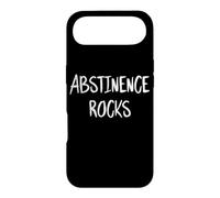Abstinence Rocks Slogan Humoristique avec Citation de la virginité Vierge Coque pour iPhone Air