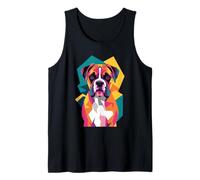 Abstract Art Boxer Dog Boxers Débardeur