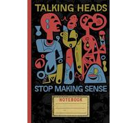 Abstract Art Notebook: Colorful Faces with Retro Music Theme, Lined Journal for Students and Designers