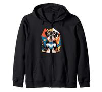 Abstract Art Small Münsterländer Munsterlander Sweat à Capuche