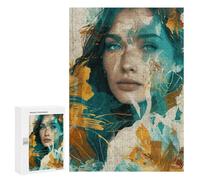 Abstract Art Woman Portrait Puzzle 1000 Pièces Educa Jouet en Bois Cadeau Unique Décoration Intérieure Jeu Éducatif Challenge Toy Adultes Et Enfants À Partir De 14 Ans 300 PCS