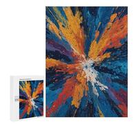 Abstract Colorful Burst Painting Puzzle 1000 Pièces Educa Jouet en Bois Cadeau Unique Décoration Intérieure Jeu Éducatif Challenge Toy Adultes Et Enfants À Partir De 14 Ans 500 PCS