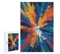 Abstract Colorful Burst Painting Puzzle 1000 Pièces Educa Jouet en Bois Cadeau Unique Décoration Intérieure Jeu Éducatif Challenge Toy Adultes Et Enfants À Partir De 14 Ans 1000 PCS