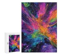 Abstract Cosmic Energy Painting Puzzle 300 Pièces Educa Jouet en Bois Cadeau Unique Décoration Intérieure Jeu Éducatif Challenge Toy Adultes Et Enfants À Partir De 14 Ans 300 PCS