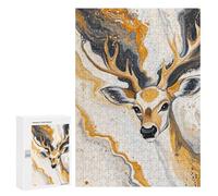 Abstract Deer Painting Art-4 Puzzle 1000 Pièces Educa Jouet en Bois Cadeau Unique Décoration Intérieure Jeu Éducatif Challenge Toy Adultes Et Enfants À Partir De 14 Ans 300 PCS