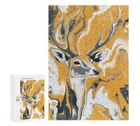 Abstract Deer Painting Art-5 Puzzle 1000 Pièces Educa Jouet en Bois Cadeau Unique Décoration Intérieure Jeu Éducatif Challenge Toy Adultes Et Enfants À Partir De 14 Ans 300 PCS
