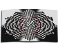 Abstract digital star grey Designer watch walkers modern design silent no tick DIXTIME 3D-0257