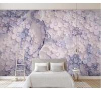 Abstract Jade Carving Purple Floral Marble Effect Papier Peint 3D Installation Facile Intissé Tapisserie Bureau Salon Canapé Chambre Décoration Murale-200cm×140cm