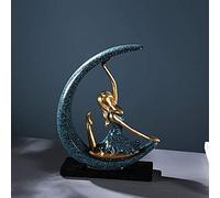 Abstract Moon Goddess Character Creativity Statue Sculpture Figurine Room Decor Resin Crafts Ornement Cadeaux Cabinet à vin personnalisé Villa Salon Porch Wine Cabinet Cabinet (Taille: D)