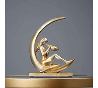 Abstract Moon Goddess Character Creativity Statue Sculpture Figurine Room Decor Resin Crafts Ornement Cadeaux Cabinet à vin personnalisé Villa Salon Porch Wine Cabinet Cabinet (Taille: B)